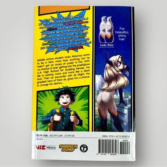 NEW My Hero Academia Vol. 1 Kohei Horikoshi Manga Book Shonen Jump Comics - Picture 2 of 4